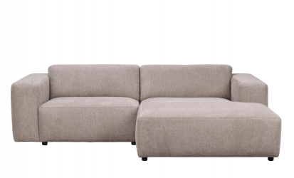 WILLARD sofa 3-seter-sjeselong hyre beige