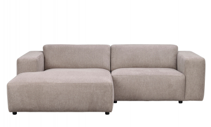 WILLARD sofa 3-seters sjeselong venstre beige