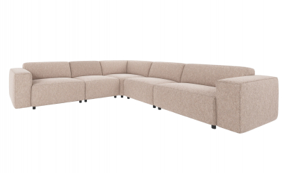 WILLARD Hjrnesofa 3+3 Lys beige