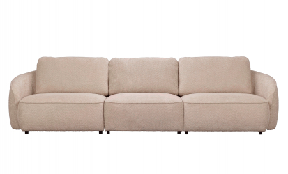 NORRIS 4-seters sofa Lys beige