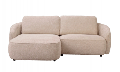 NORRIS Divansofa Venstre Lys beige