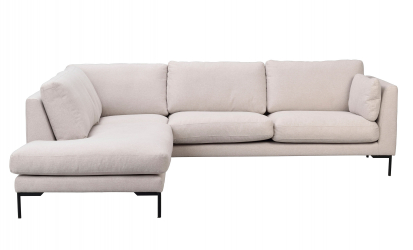 CORWIN Hjrnesofa Lys beige