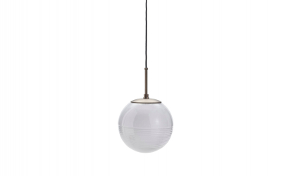 HALDA Lampe Hvit/Brun S