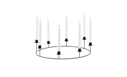 CANDLE Lysestake Svart 