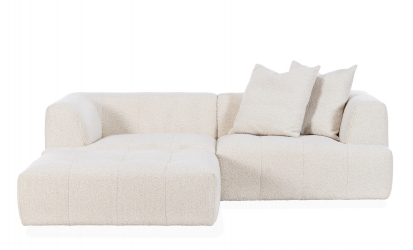 COCO Divansofa Boucl Vendbar Offwhite