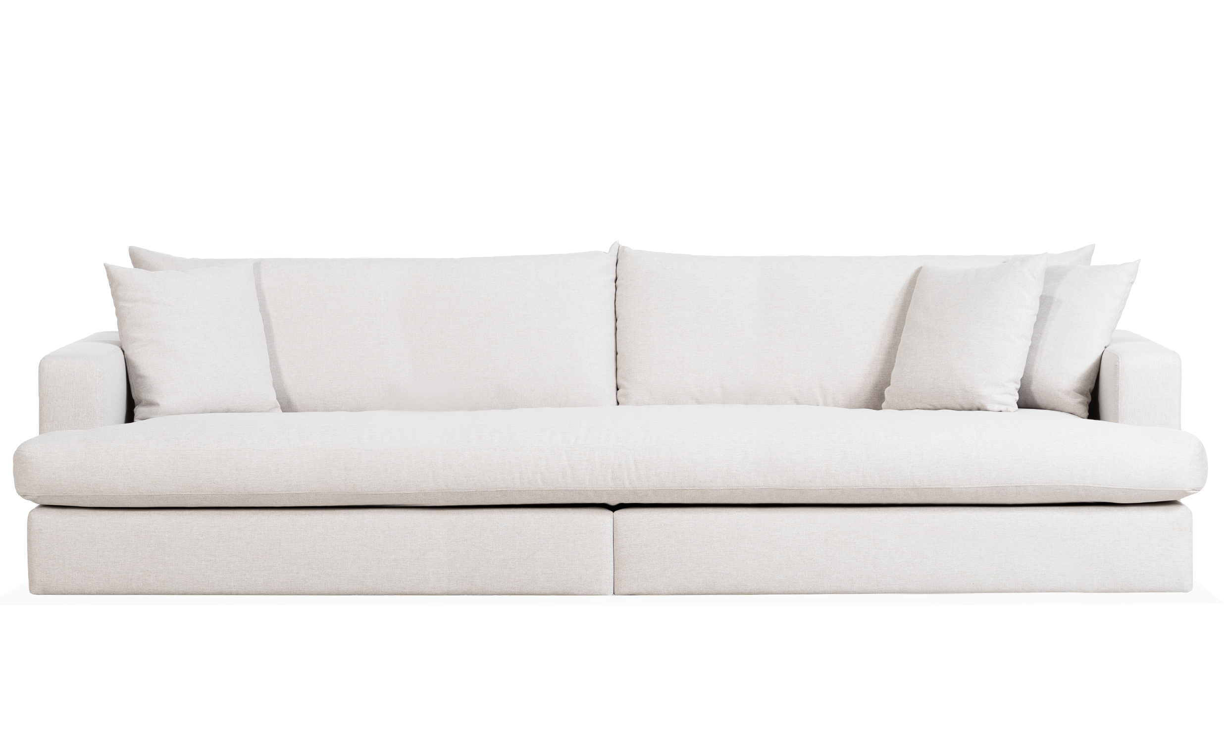 BOLNUEVO 4-seters sofa Hel Pute Greige