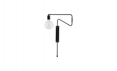 SWING Vegglampe Svart 35 cm