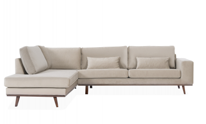 STOCKHOLM L-sofa Venstre Velvet Edition Greige