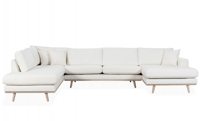 STOCKHOLM PREMIUM U-Sofa Venstre Offwhite