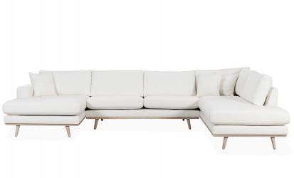 STOCKHOLM PREMIUM U-Sofa Hyre Offwhite