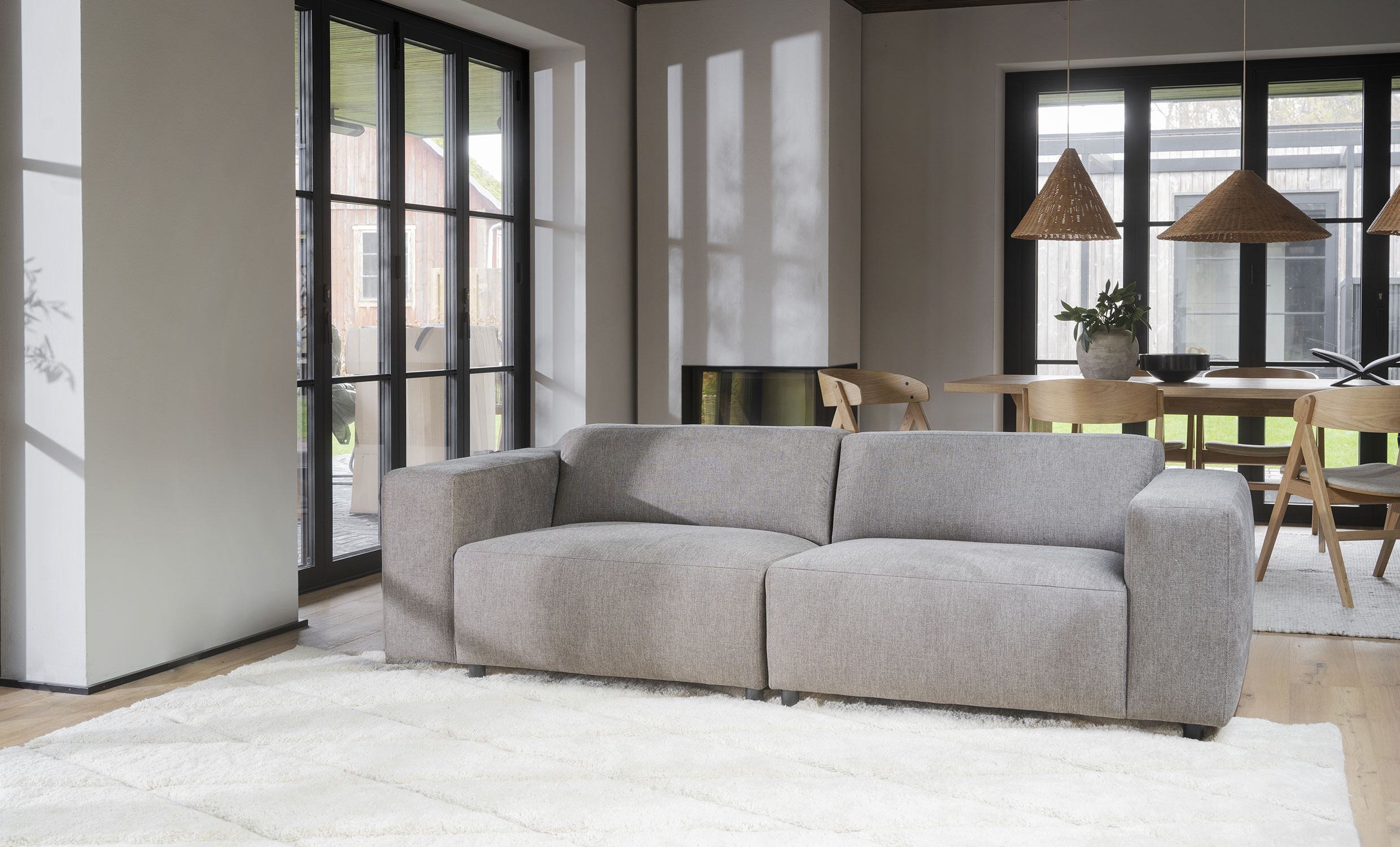 WILLARD sofa 3-seter beige