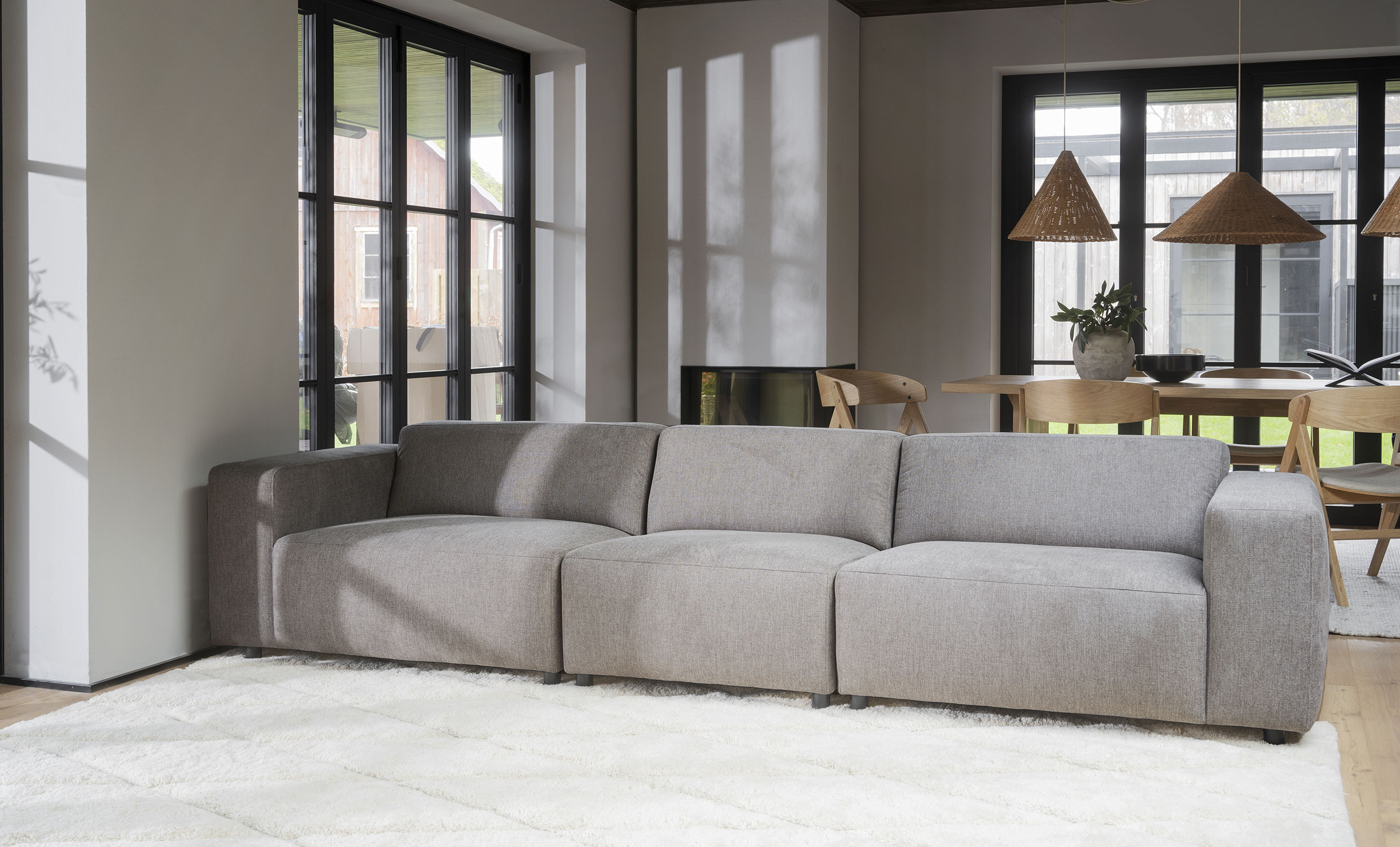 WILLARD sofa 4-seter beige