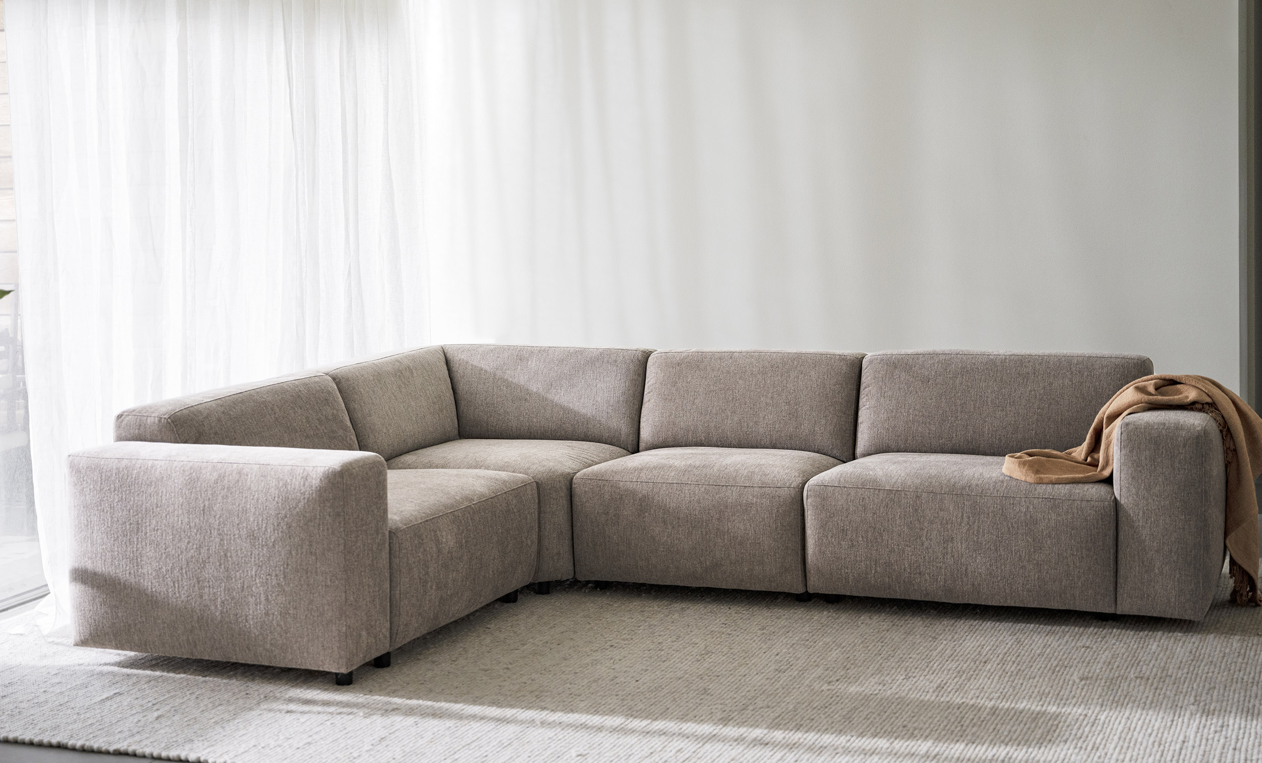 WILLARD Hjrnesofa 2+3 Beige