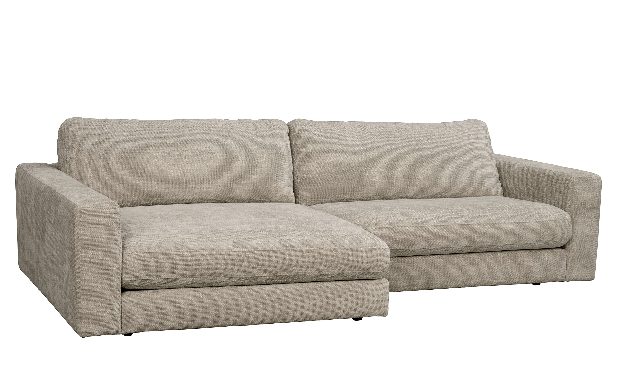 DUNCAN sofa 3-seter-sjeselong venstre grbeige