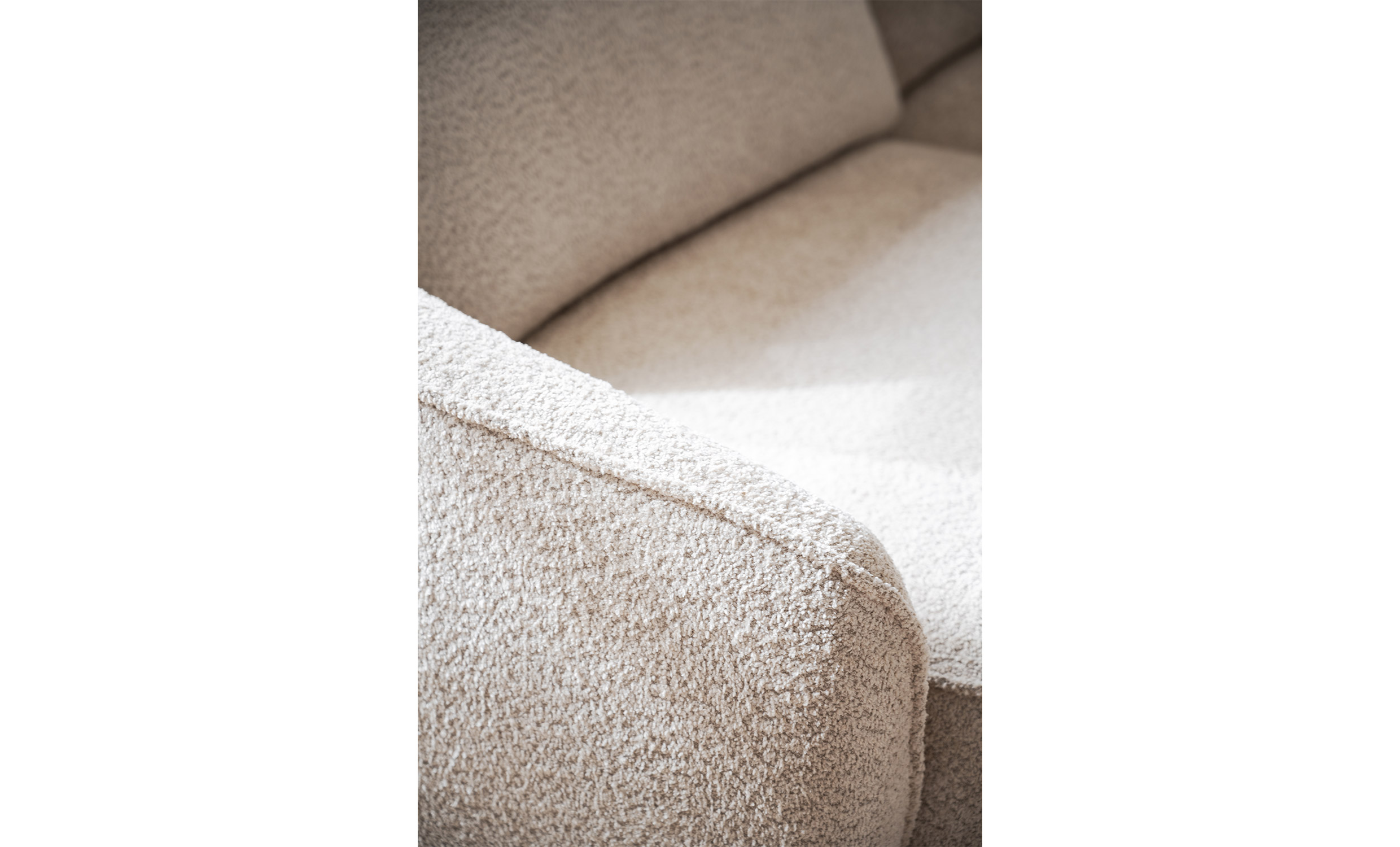 NORRIS Divansofa L Venstre Lys beige