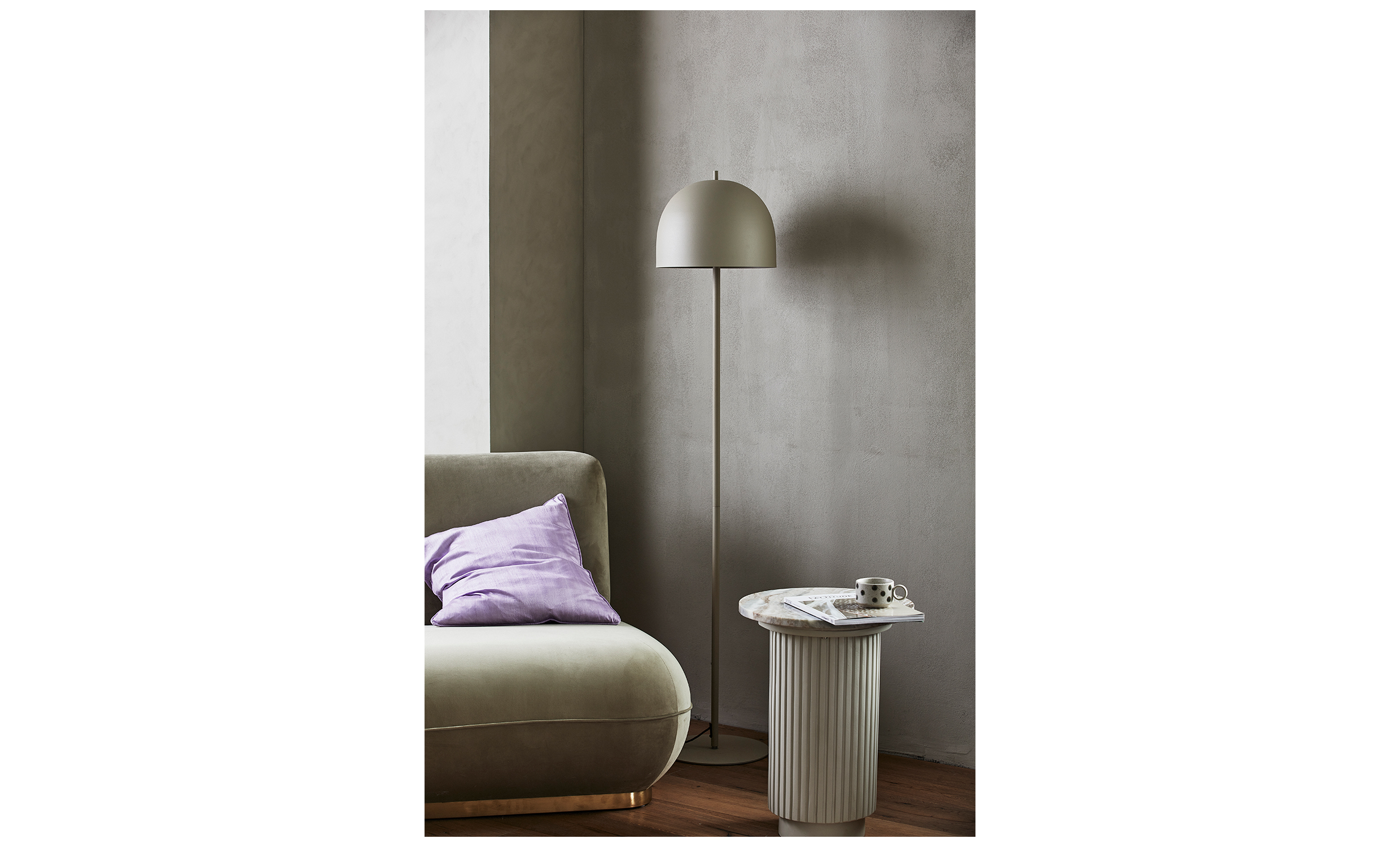 GLOW Gulvlampe Beige