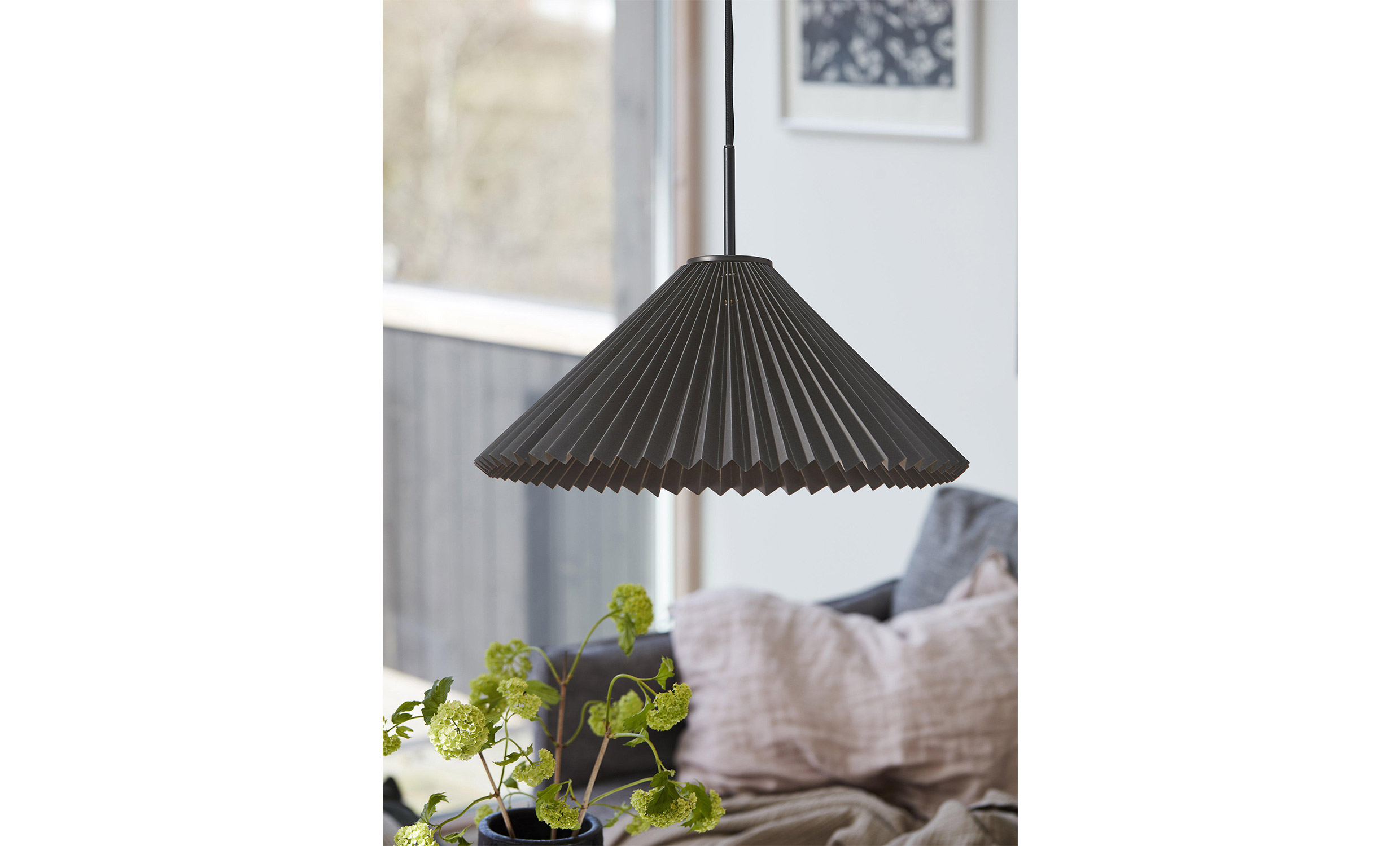 POLLY Taklampe 45cm Sort