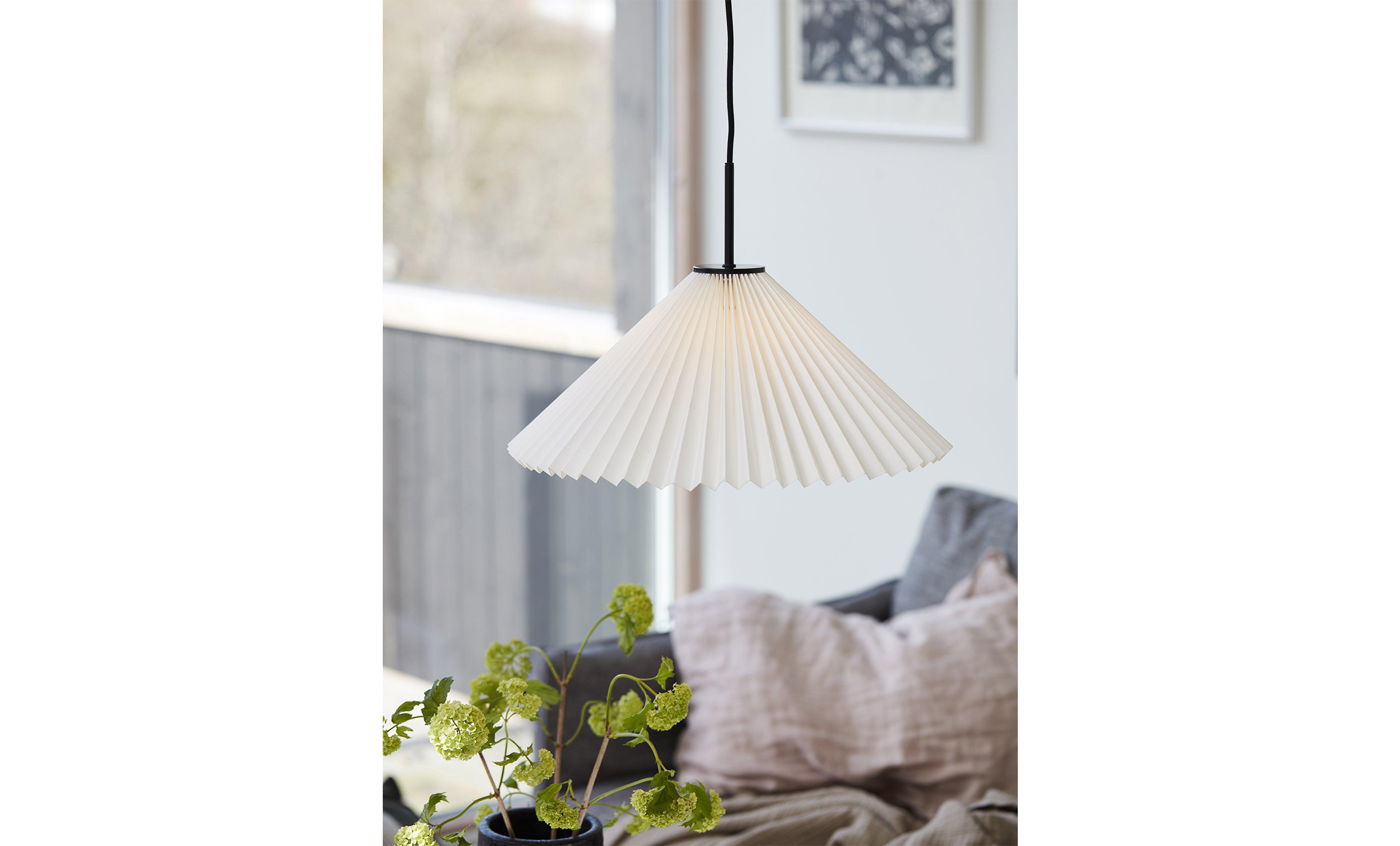 POLLY Taklampe 45cm Hvit