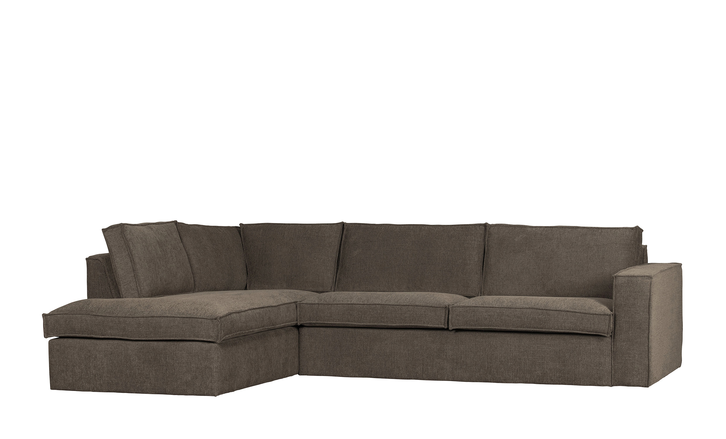 FREDDIE Divan sofa Venstre Mrk brun