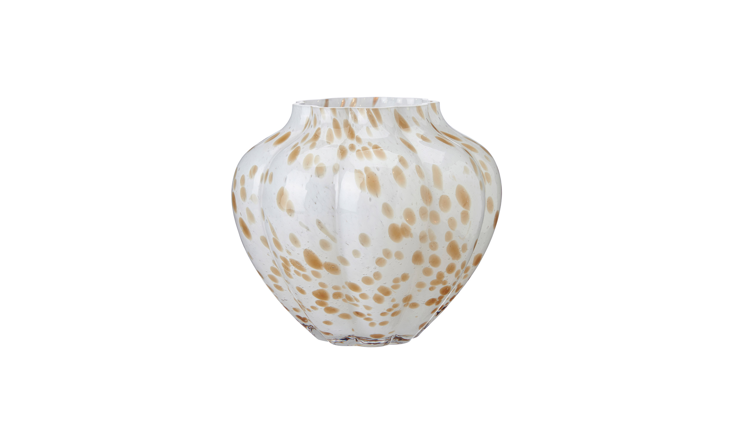 MELLA Vase Lav Hvit/Beige