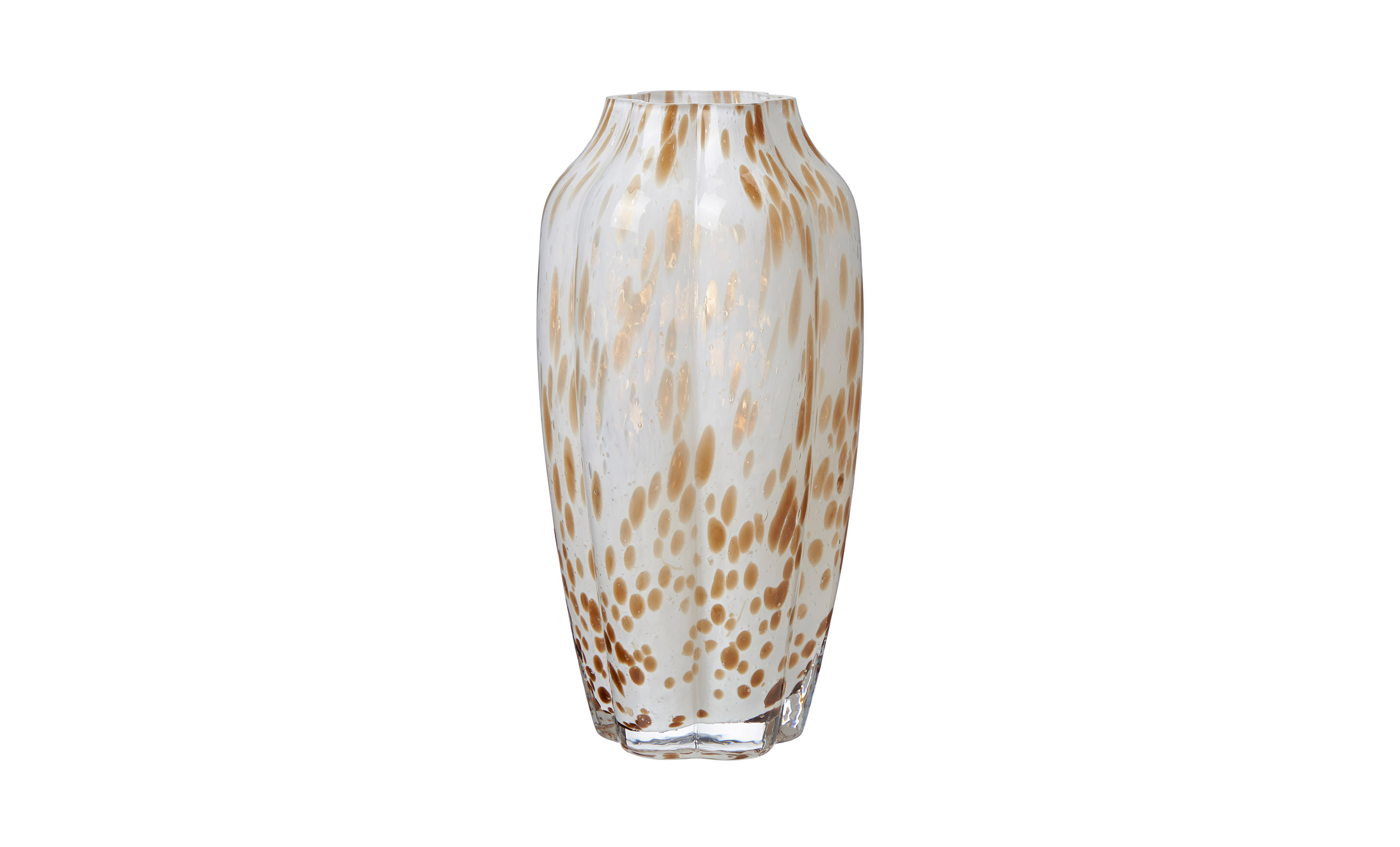 MELLA Vase Hy Hvit/Beige