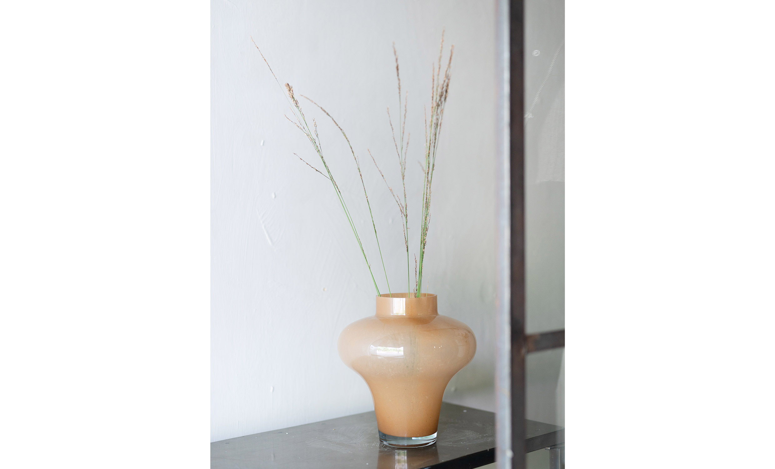 SPHERE Vase Brun