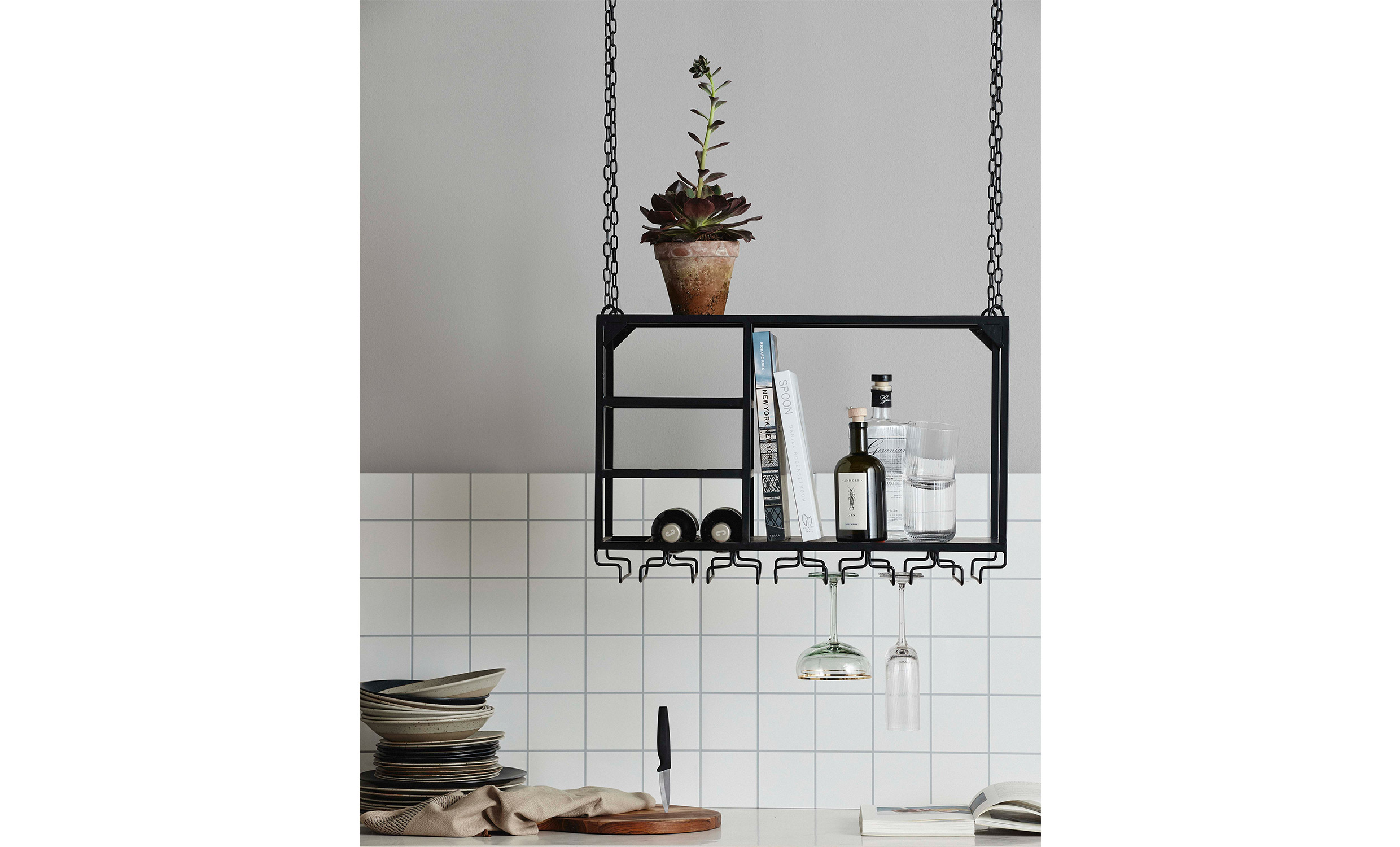 LOFT Hylle Svart Small