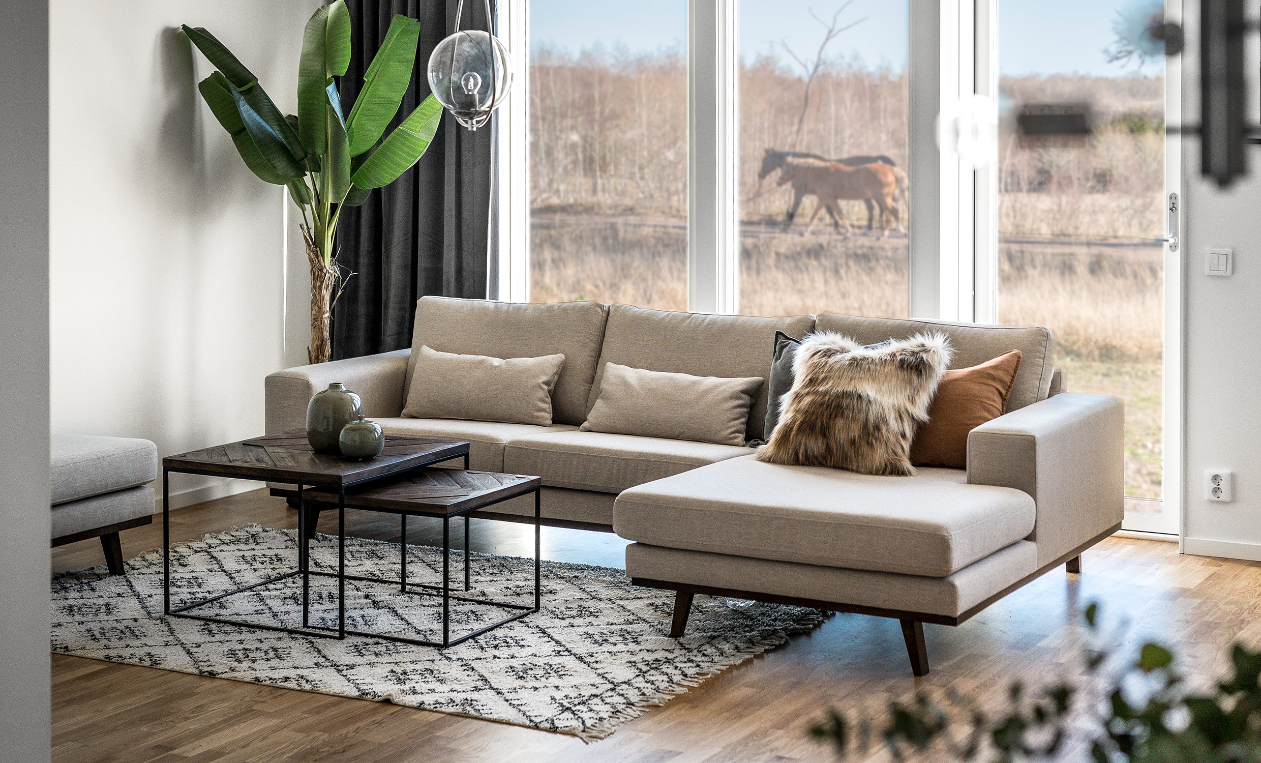 STOCKHOLM Fusion Sofa Hyre Mrkegr