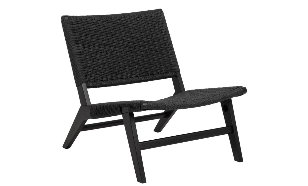 CARLOS Lounge Chair Svart i gruppen Stue / Lenestoler hos Sofas & more (0000105206)