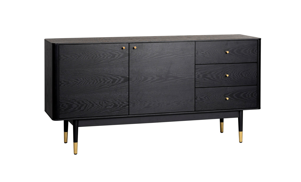 FENWOOD Sideboard Svart i gruppen Stue / Oppbevaringsmbler / Sidebord hos Sofas & more (118602)