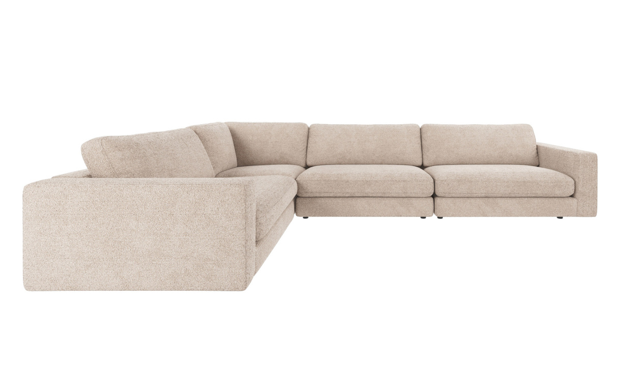 DUNCAN Hjrnesofa 2+3 Lys gr i gruppen Stue / Sofaer / Hjrnesofaer hos Sofas & more (122038)