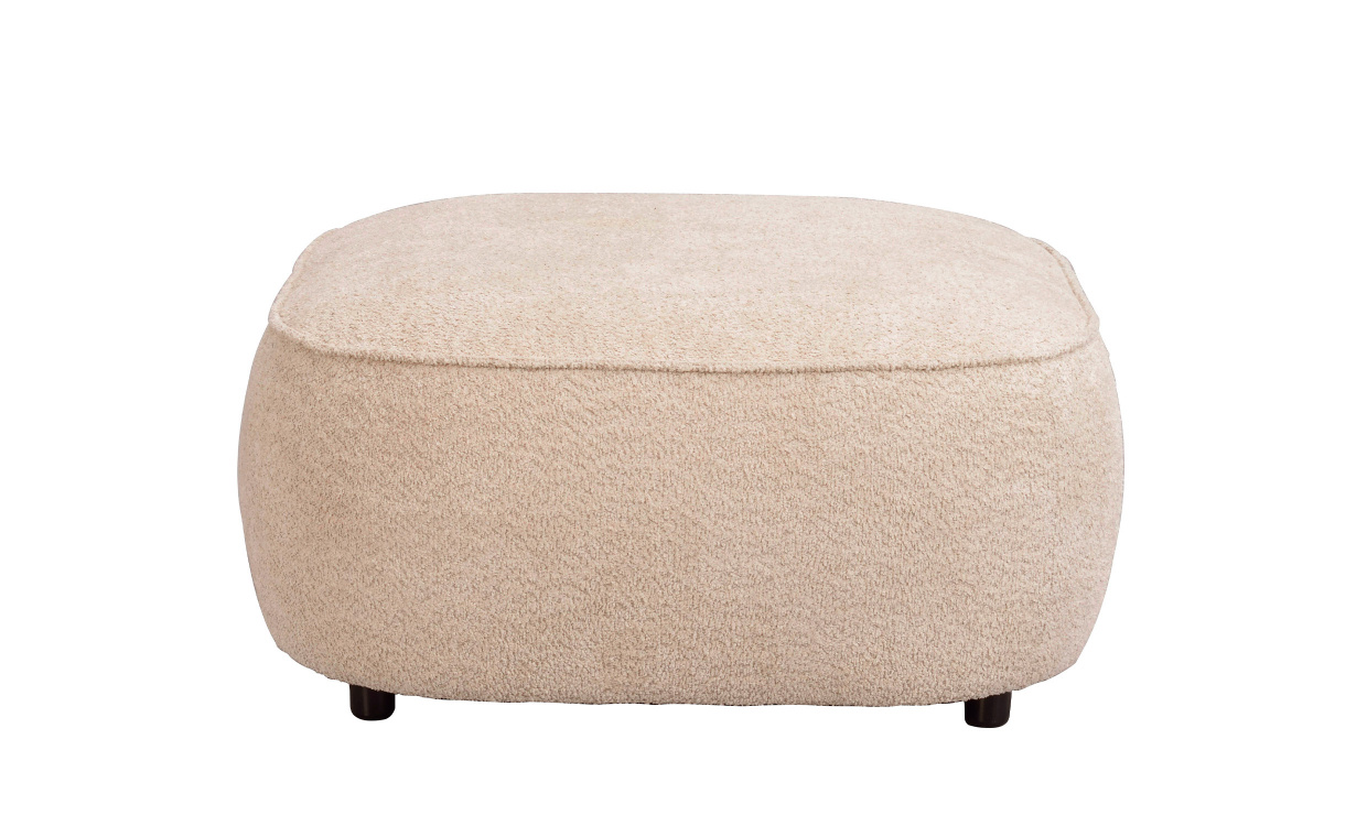 NORRIS Fotskammel Lys beige i gruppen Stue / Sofaer / Fotskamler hos Sofas & more (124565)