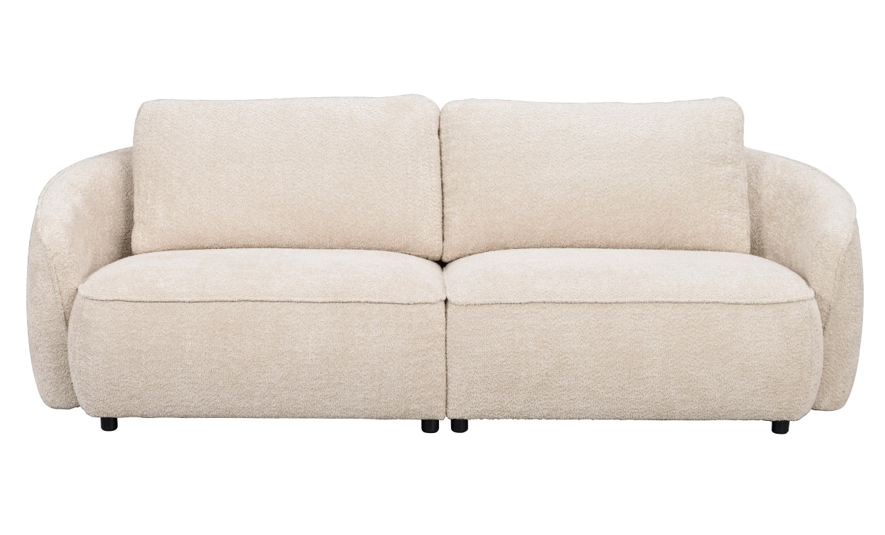 NORRIS 3-seters sofa Lys beige i gruppen Stue / Sofaer / 3-seters sofaer hos Sofas & more (124570)