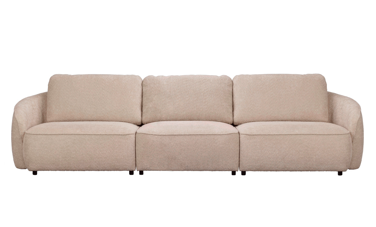 NORRIS 4-seters sofa Lys beige i gruppen Stue / Sofaer / 4-seters sofaer hos Sofas & more (124571)