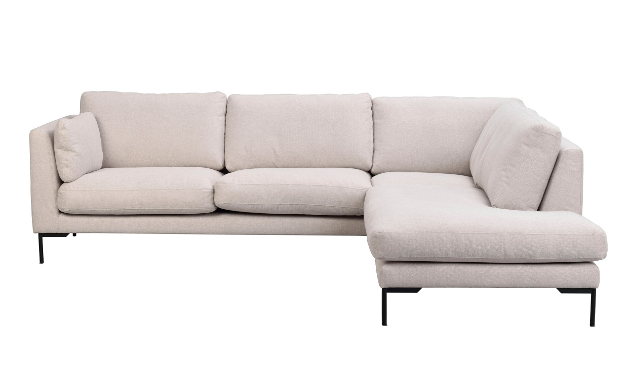 CORWIN Hjrnesofa pen Ende Lys beige i gruppen Stue / Sofaer / Hjrnesofaer hos Sofas & more (129154)