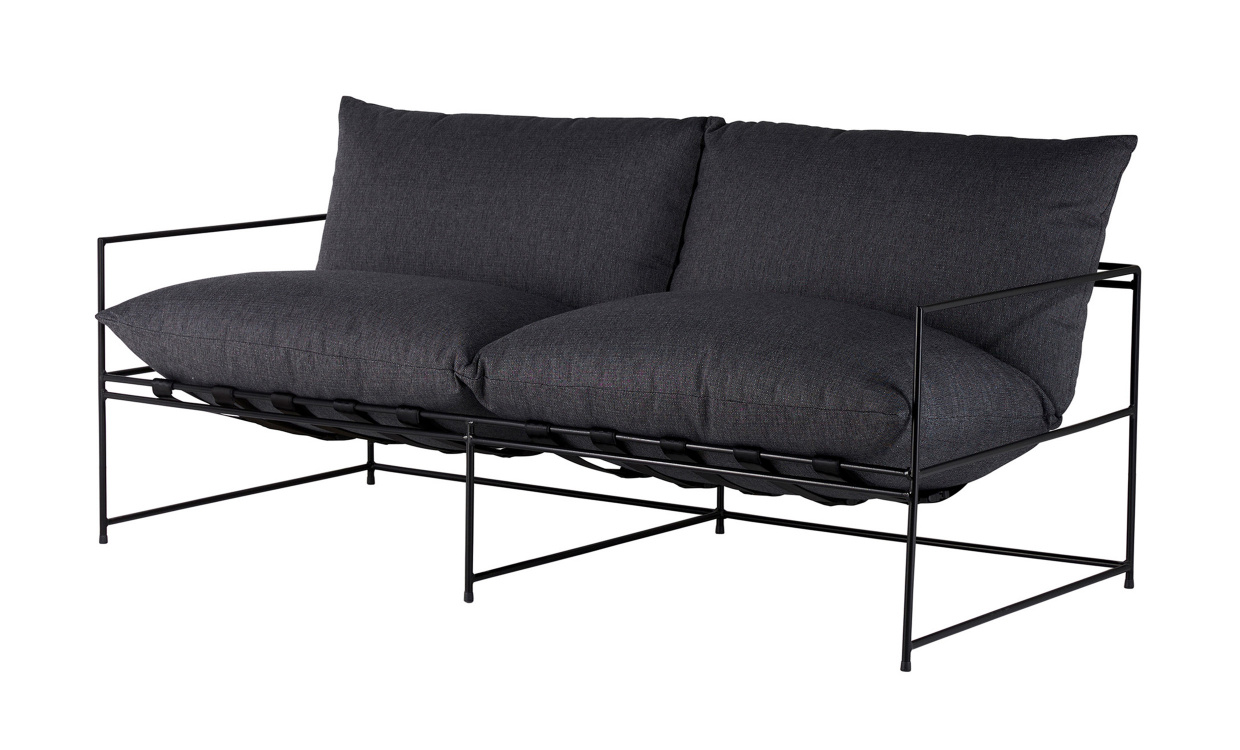 CANNES Sofa Svart i gruppen Utembler / Sittembler / Sofaer hos Sofas & more (21606)