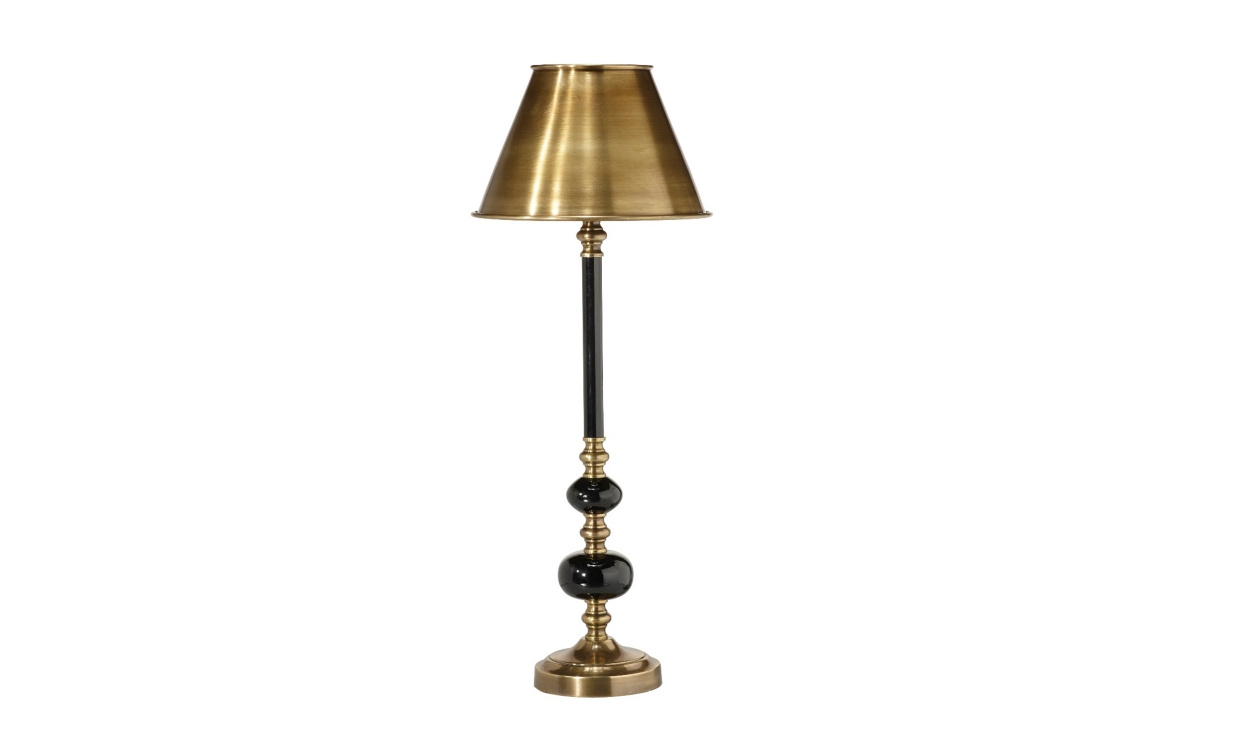 ABBEY Bordlampe Messing 58 cm i gruppen Belysning / Lamper / Bordlamper hos Sofas & more (25316-MS22-AM)