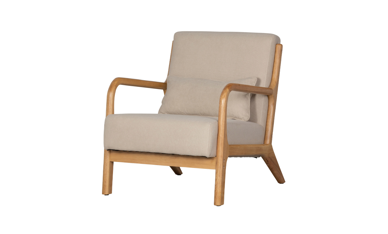 MARK Lenestol Beige i gruppen Stue / Lenestoler / Beige lenestoler hos Sofas & more (373811-N)