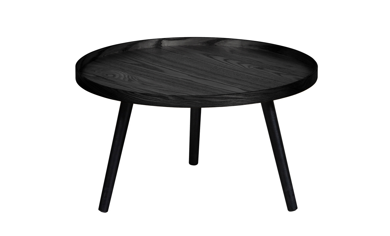 MESA Sidebord L Wood Black i gruppen Stue / Sofabord hos Sofas & more (375431-Z)