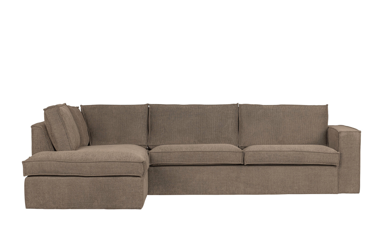 FREDDIE Sofa Venstre Brun i gruppen Stue / Sofaer / Divansofaer hos Sofas & more (377318-L)