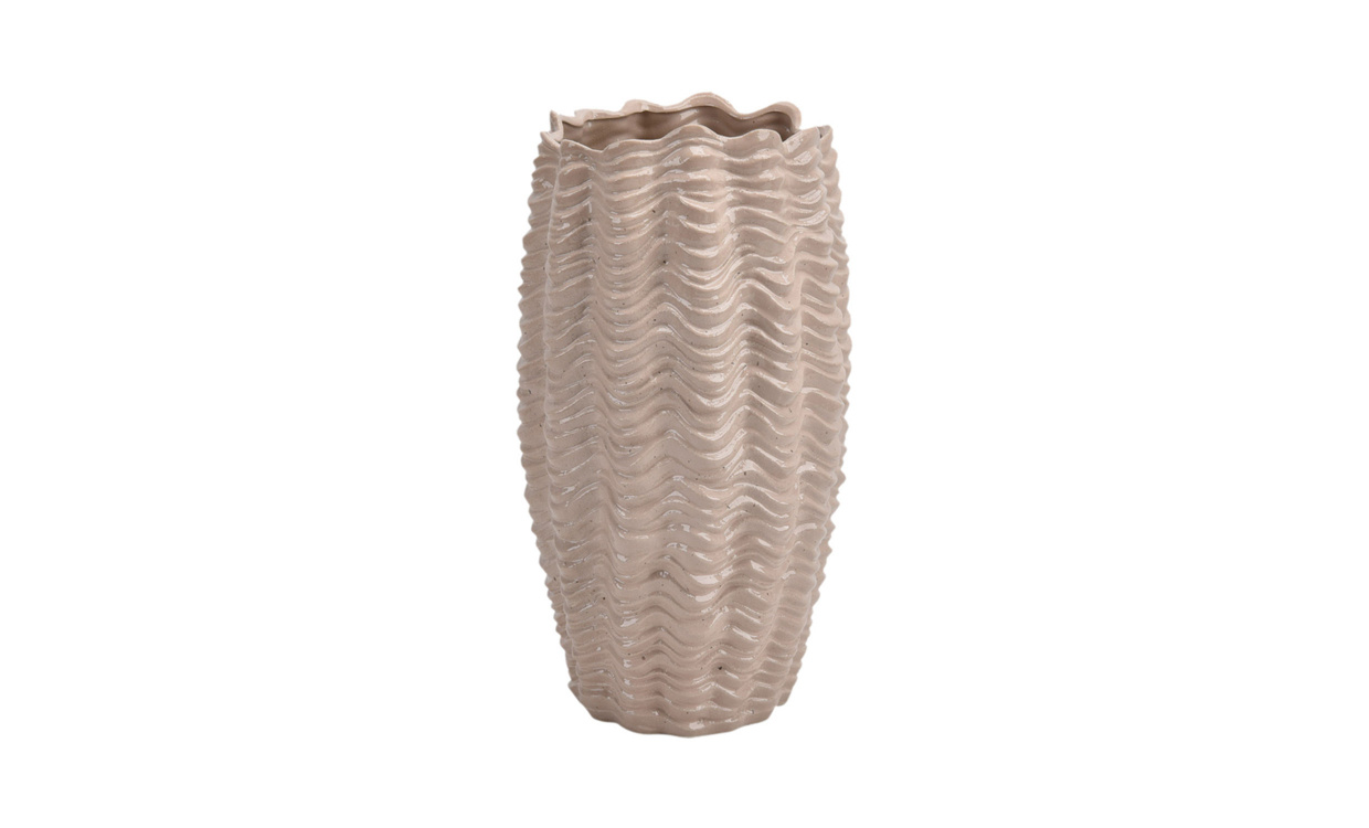 CLAIRE Vase S Beige i gruppen Dekorasjon / Vaser og Potter hos Sofas & more (40210374)