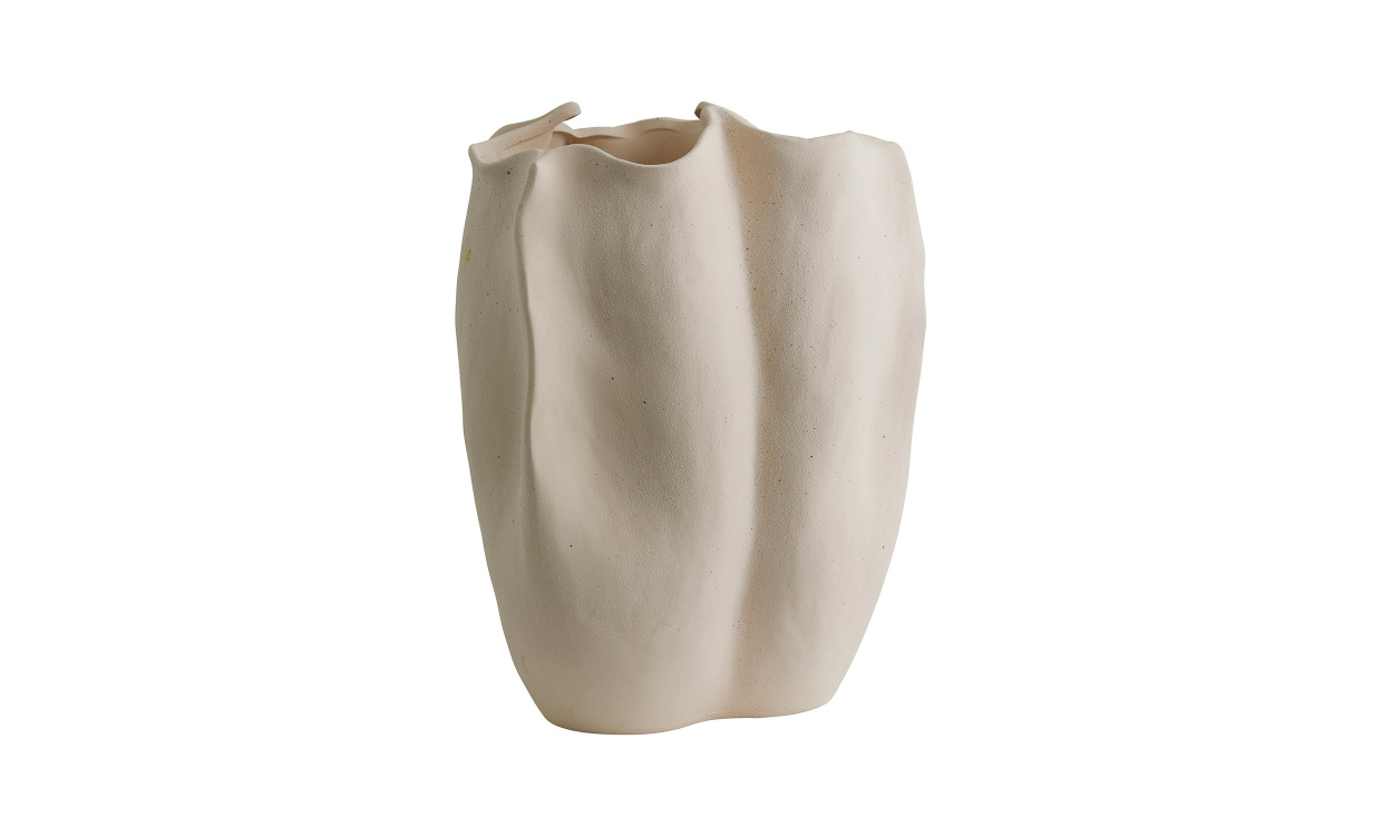 ISABELA Vase L Sand i gruppen Dekorasjon / Vaser og Potter hos Sofas & more (41021)