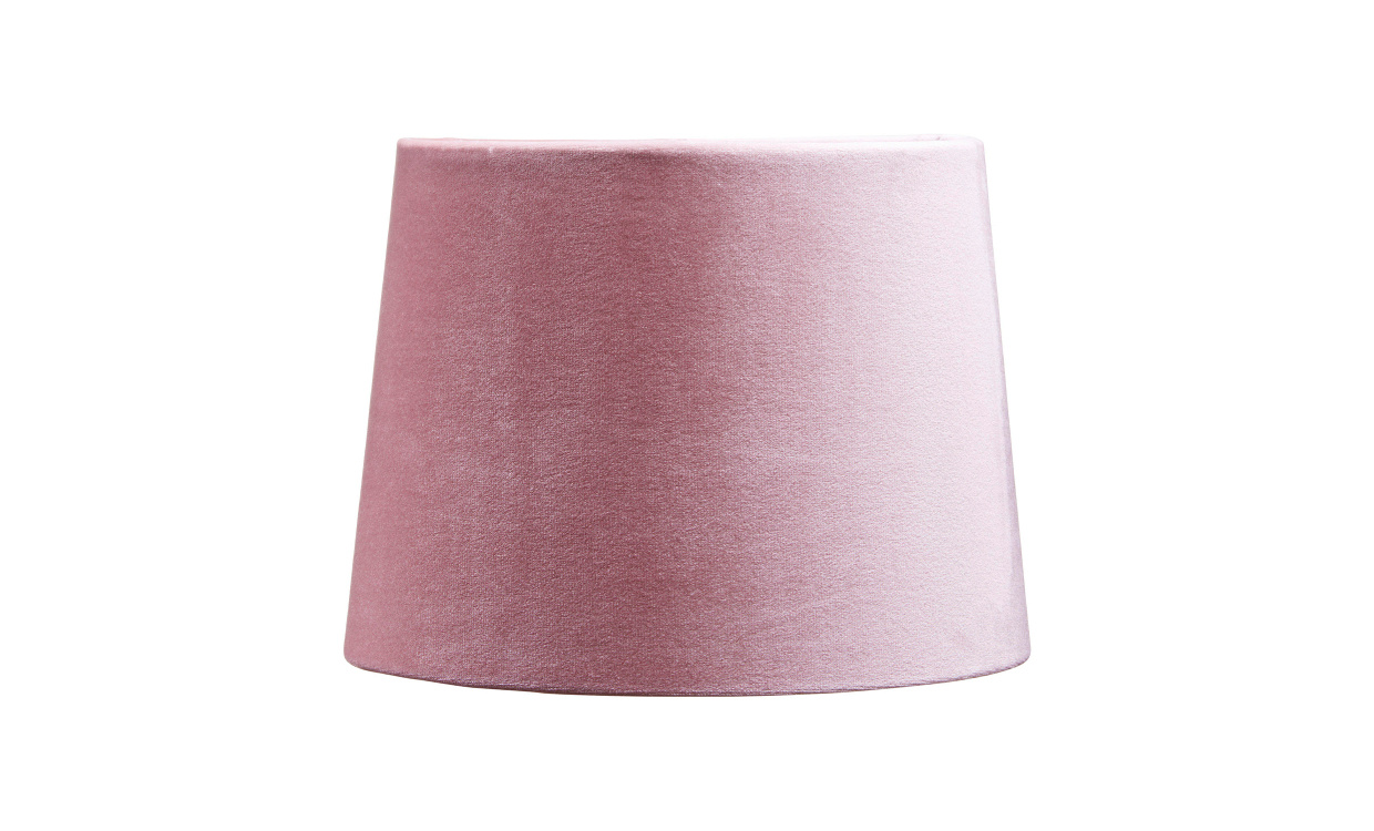 SOFIA Lampeskjerm 20 cm Velvet Pink i gruppen Belysning / Tilbehr / Lampeskjermer hos Sofas & more (420-355)