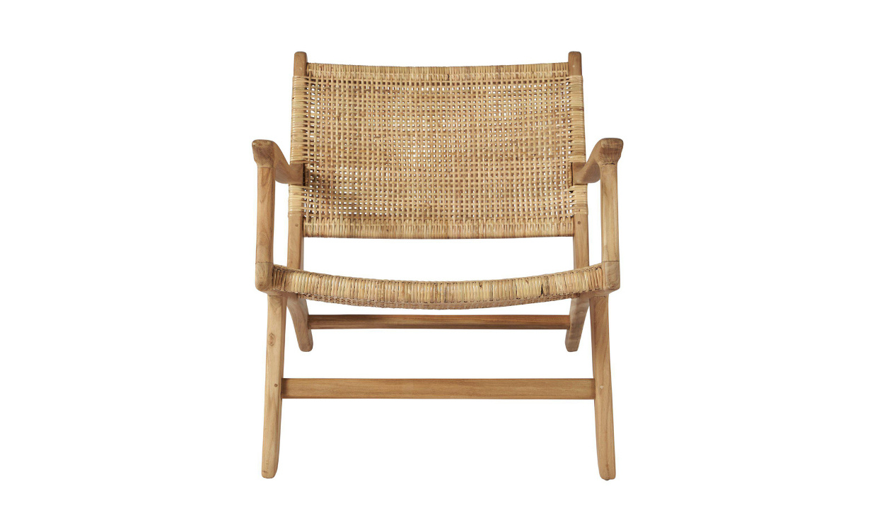 TEGAL Lenestol med armlener Rattan Nature i gruppen Stue / Lenestoler hos Sofas & more (48407)