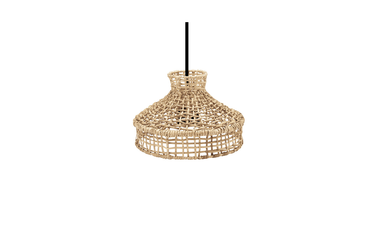 TISH Lampeskjerm 22cm Natur i gruppen Belysning / Lamper / Taklamper hos Sofas & more (5723-BT02)