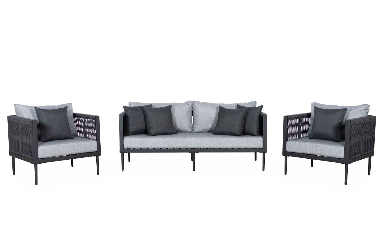 LUGANO Lounge sett i gruppen Utembler / Hagegrupper / Sofagrupper hos Sofas & more (6703-6704X2)