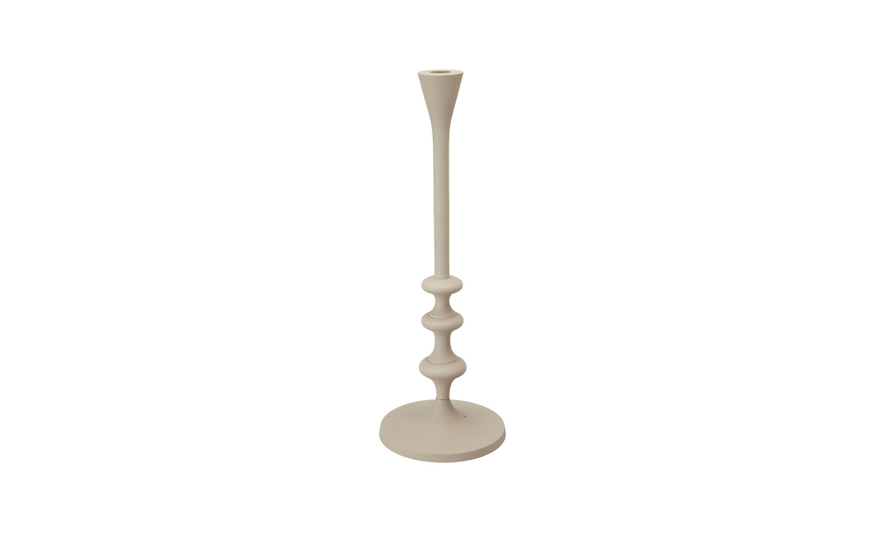 MALIA Ljusstake Beige S i gruppen Dekorasjon / Lysestaker og Lykter hos Sofas & more (86395)