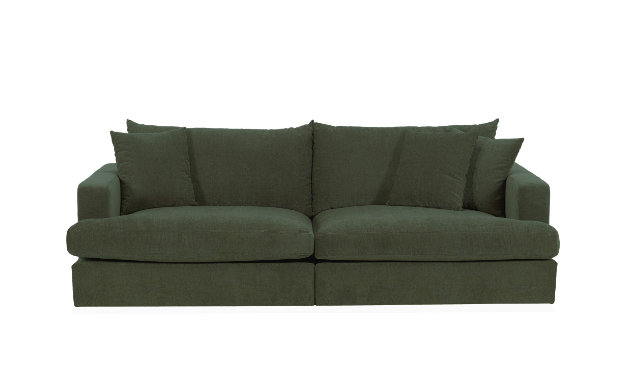 BOLNUEVO 3-seters sofa Grnn i gruppen Stue / Sofaer / 3-seters sofaer hos Sofas & more (BOL-3S-CON10)