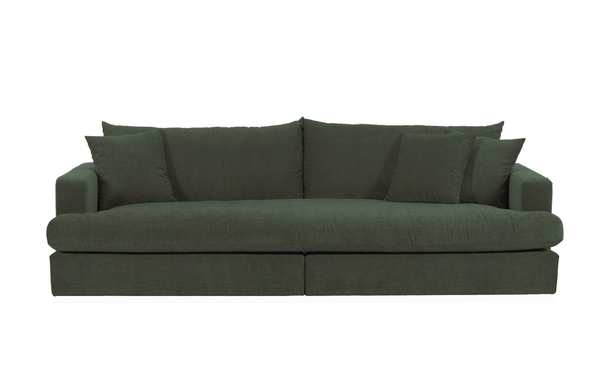 BOLNUEVO 4-seters sofa Hel Pute Grnn i gruppen Stue / Sofaer / 4-seters sofaer hos Sofas & more (BOL-4S-1SCU-CON10)