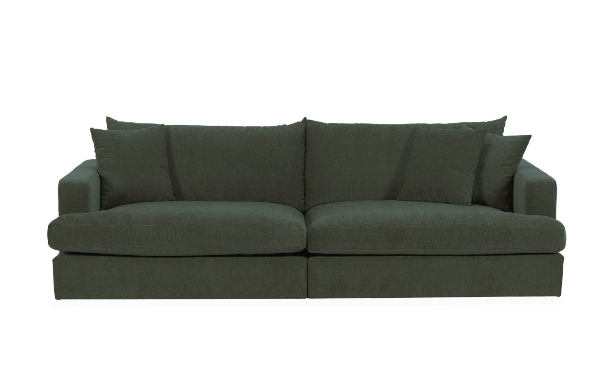 BOLNUEVO 4-seters sofa Grnn i gruppen Stue / Sofaer / 4-seters sofaer hos Sofas & more (BOL-4S-CON10)